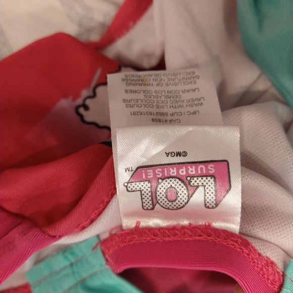 4/20$ M 7/8 LOL doll bathing suit ruching on sides - Picture 5 of 7